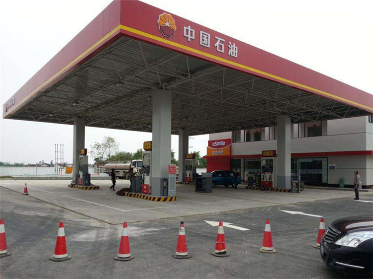 霍州加油站钢结构网架案例20