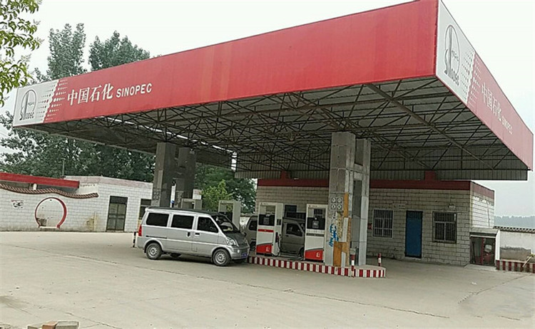 霍州加油站钢结构网架案例5